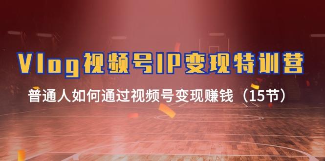 Vlog 视频号IP变现特训营，普通人如何通过视频号变现赚钱(15节-蜗牛学社