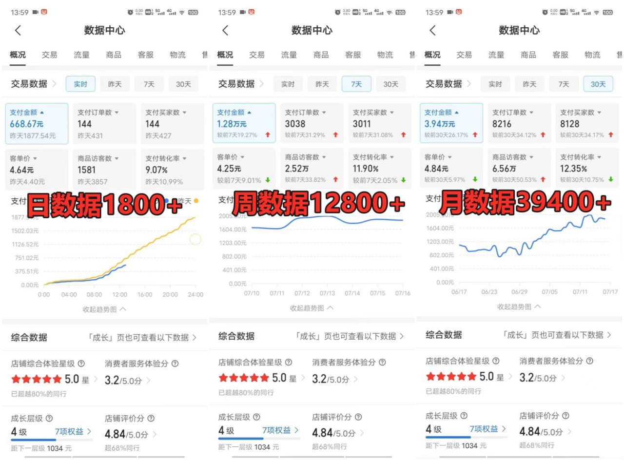 图片[3]-拼多多虚拟店铺项目，电脑挂机自动发货，单店日利润300+-蜗牛学社