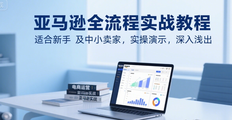 亚马逊全流程实战教程，适合新手及中小卖家，实操演示，深入浅出-蜗牛学社