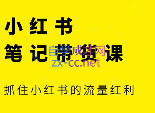 张宾·小红书笔记带货课(更新4月)-蜗牛学社