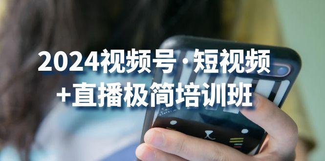 视频号·短视频+直播极简培训班：抓住视频号风口，流量红利