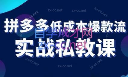 卡卡老师·拼多多低成本爆款流实战私教课-蜗牛学社