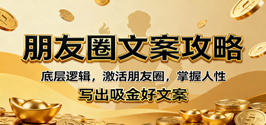 朋友圈文案攻略:底层逻辑,激活朋友圈,掌握人性,写出吸金好文案-蜗牛学社