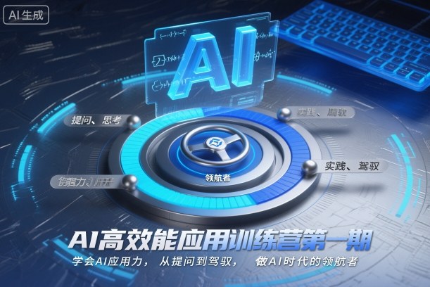 AI高效能应用训练营第一期，学会AI应用力，从提问到驾驭，做AI时代的领航者-蜗牛学社