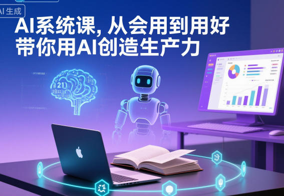 AI系统课,从会用到用好,带你用AI创造生产力-蜗牛学社