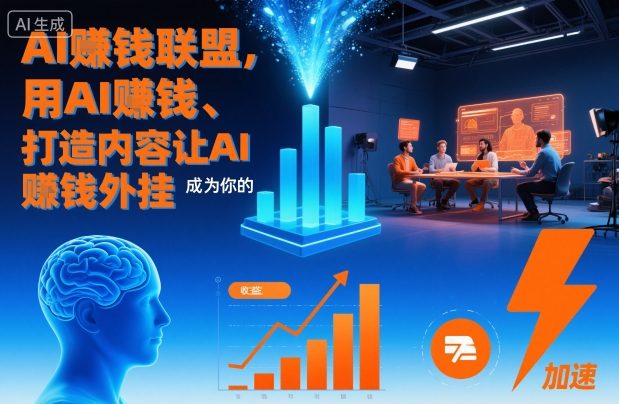 AI賺钱联盟，用AI賺钱、打造内容让AI成为你的賺钱外挂-蜗牛学社