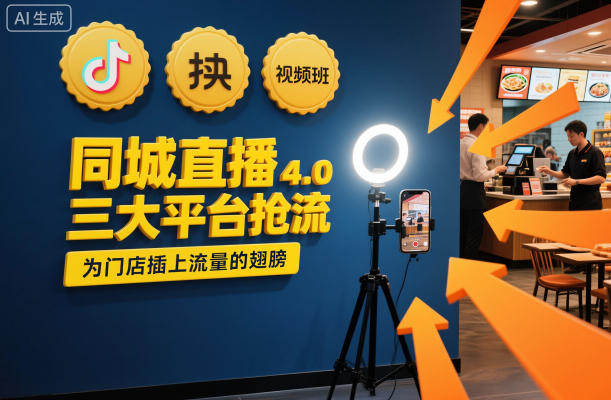 同城直播实操班4.0,三大平台抢流,为门店插上流量的翅膀-蜗牛学社