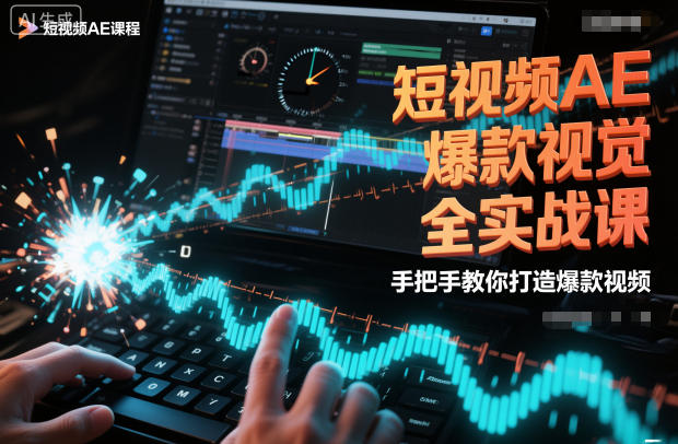 短视频AE爆款视觉全实战课,手把手教你打造爆款视频-蜗牛学社