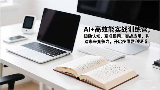 AI+高效能实战训练营,破除认知、精准提问、实战应用,构建未来竞争力,开启多维盈利渠道-蜗牛学社