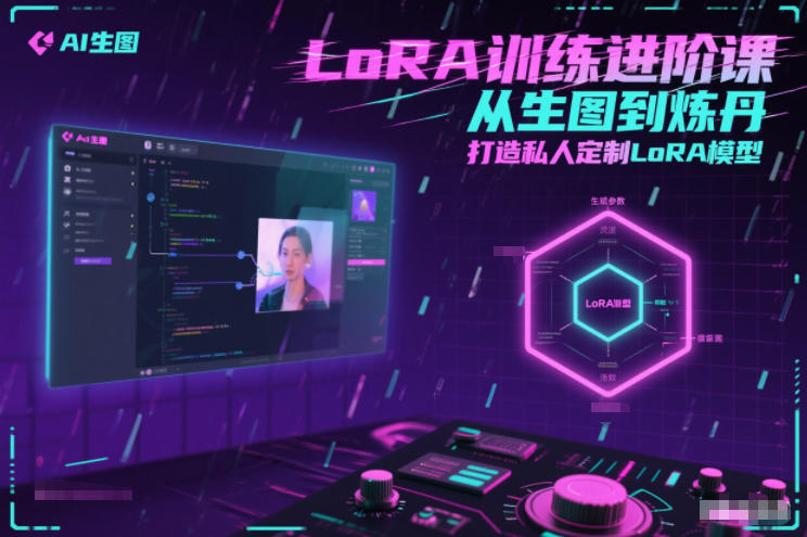 LoRA训练进阶课，从生图到炼丹，打造私人定制LoRA模型-蜗牛学社