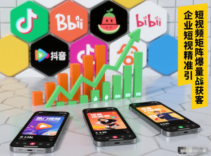 企业短视频精准引流矩阵获客,短视频矩阵爆量战法-蜗牛学社