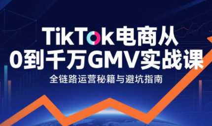 三千老师·TikTok电商从0到千万GMV实战课(更新)-蜗牛学社