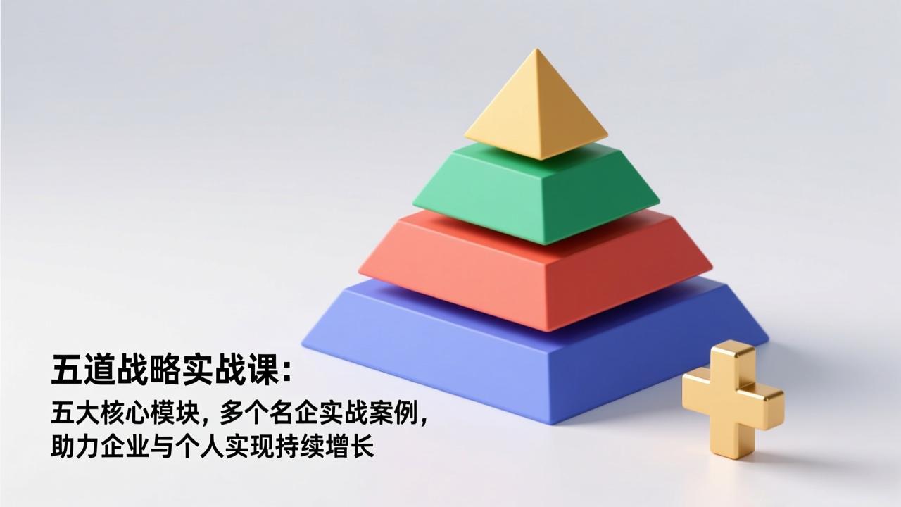 五道战略实战课：五大核心模块，多个名企实战案例，助力企业与个人实现持续增长-蜗牛学社