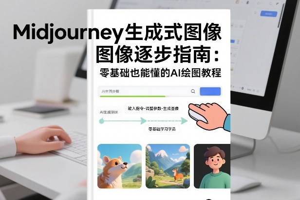 Midjourney生成式图像逐步指南：零基础也能懂的AI绘图教程-蜗牛学社