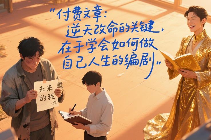 付费文章：逆天改命的关键，在于学会如何做自己人生的编剧-蜗牛学社