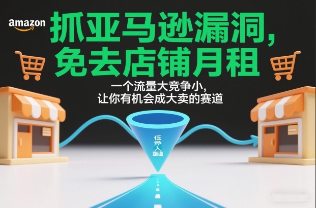 抓亚马逊漏洞,免去店铺月租,一个流量大竞争小,让你有机会成大卖的赛道-蜗牛学社