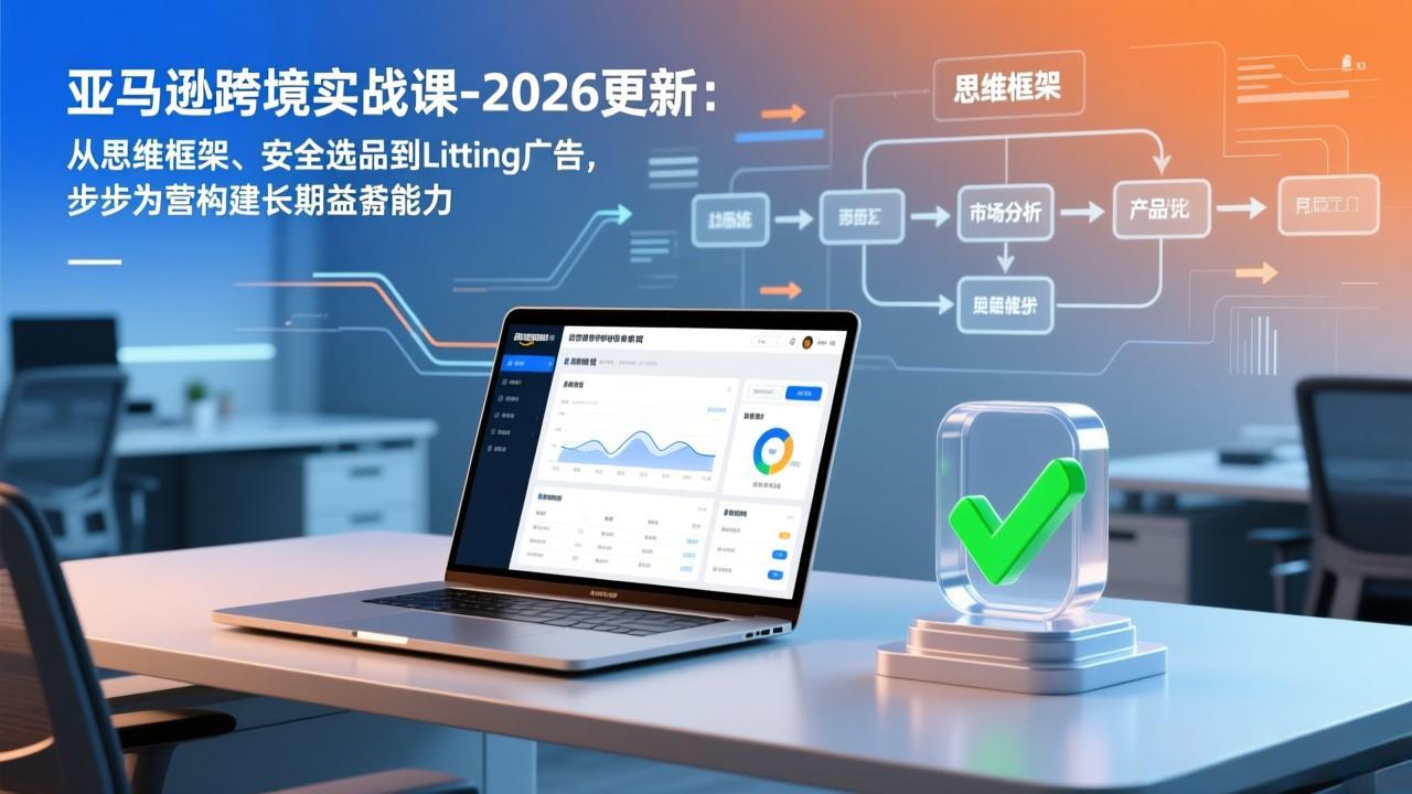 亚马逊跨境实战课-2026更新：从思维框架、安全选品到Listing广告，步步为营构建长期盈利能力-蜗牛学社