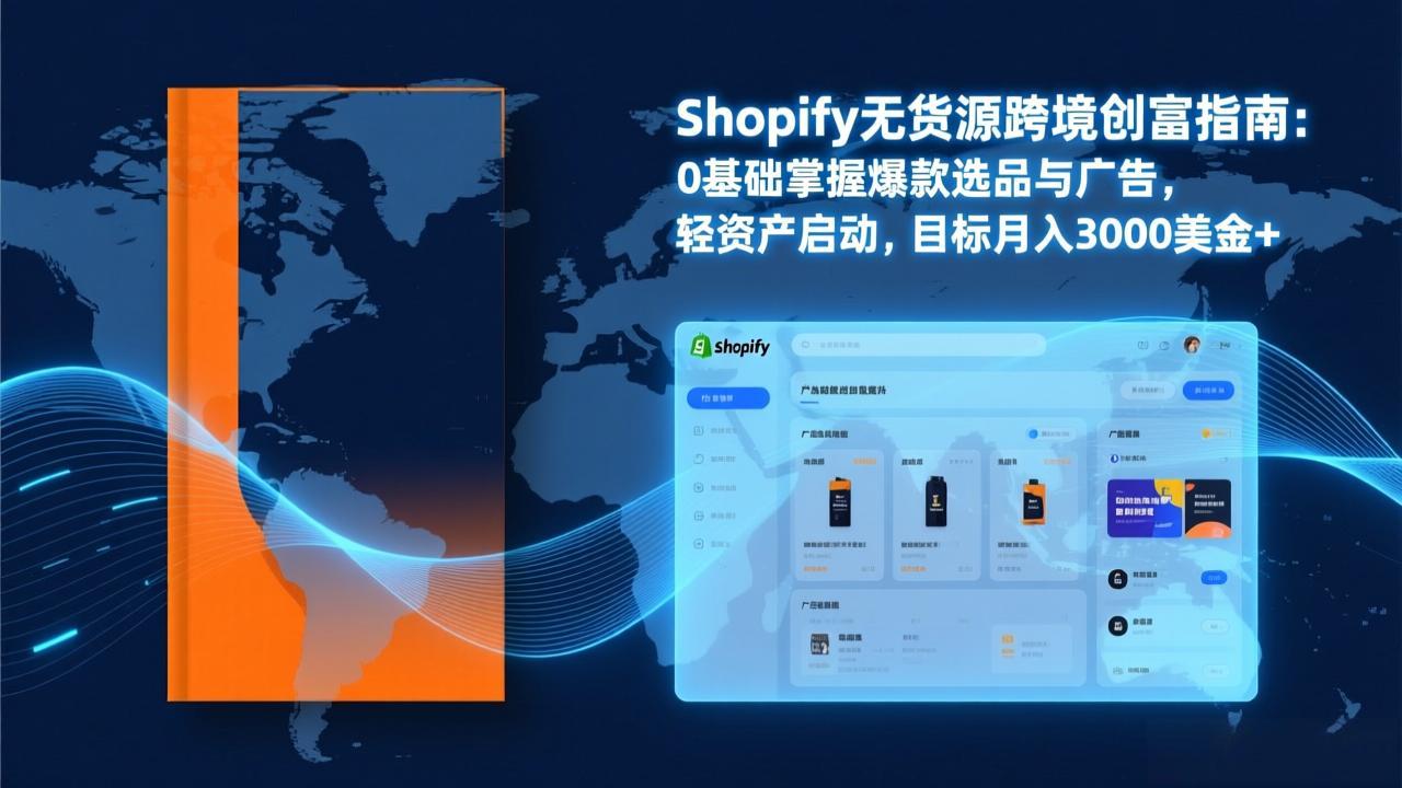 Shopify爆款打法实战：从选品到广告投放，复制爆款模型，驱动独立站月销售额破万刀-蜗牛学社