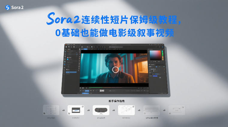 Sora2连续性短片保姆级教程，0基础也能做电影级叙事视频-蜗牛学社