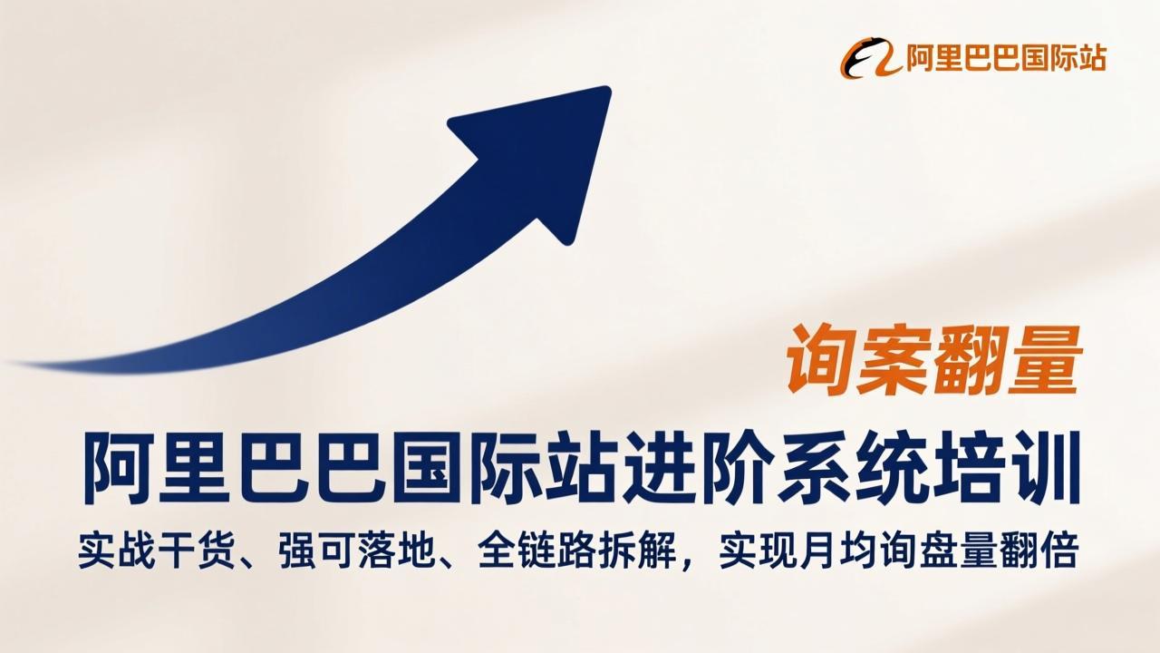 阿里巴巴国际站进阶系统培训，实战干货、强可落地、全链路拆解，实现月均询盘量翻倍-蜗牛学社