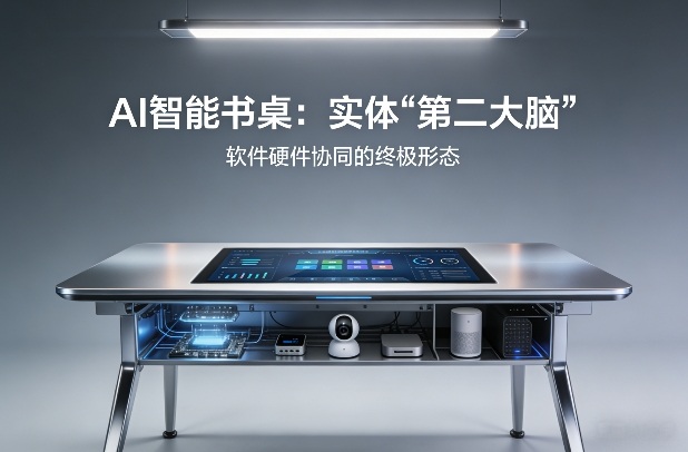 AI智能书桌搭建，构建你的实体“第二大脑”，软件硬件协同的终极形态-蜗牛学社