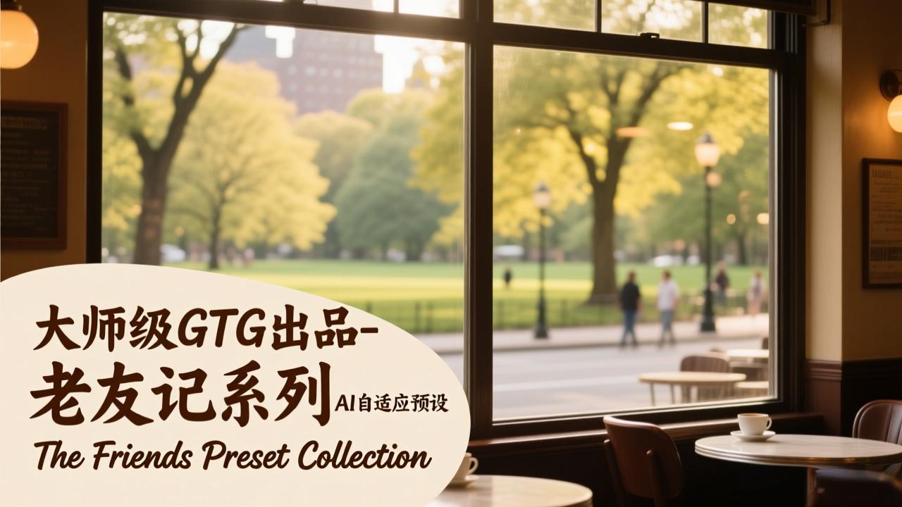大师级GTG出品-老友记系列AI自适应预设The Friends Preset Collection-蜗牛学社