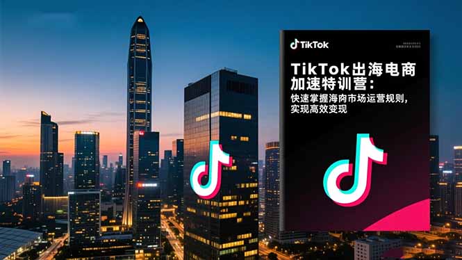 TikTok出海电商加速特训营-更新：快速掌握海外市场运营规则，实现高效变现-蜗牛学社