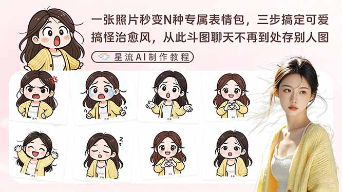 一张照片秒变N种专属表情包，三步搞定可爱搞怪治愈风，从此斗图聊天不再到处存别人图-蜗牛学社