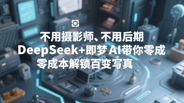 不用摄影师、不用后期，DeepSeek+即梦AI带你零成本解锁百变写真！-蜗牛学社