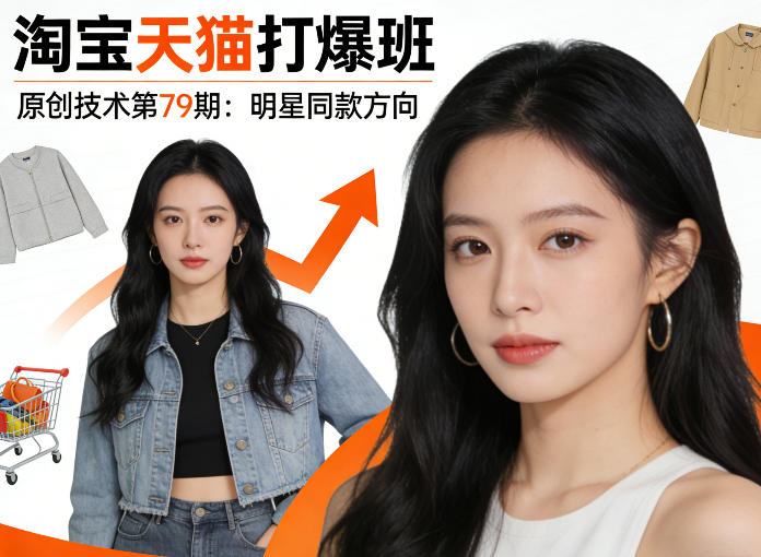 《淘宝天猫打爆班》原创技术第79期:明星同款方向-蜗牛学社