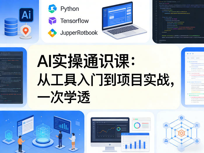 AI实操通识课,从工具入门到项目实战,一次学透-蜗牛学社