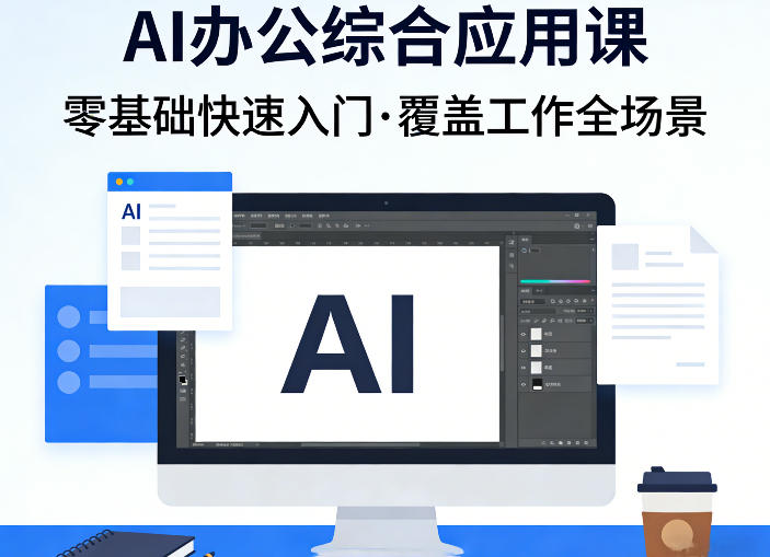 AI办公综合应用课，零基础快速入门，覆盖了工作中各种应用场景-蜗牛学社