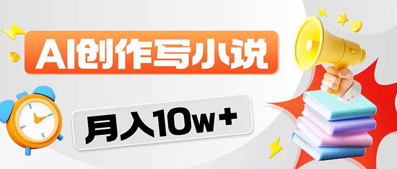 2026风口项目AI写小说 轻松实现月入10w+-蜗牛学社