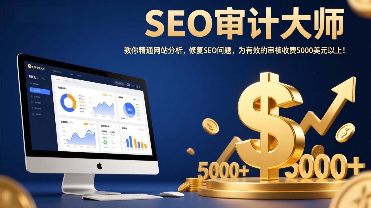 SEO审计大师:教你精通网站分析,修复SEO问题,为有效的审核收费5000美元以上!-蜗牛学社