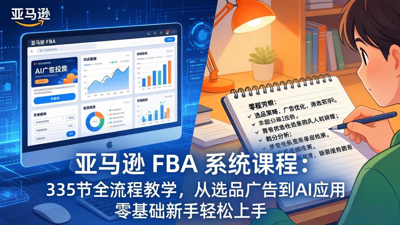 亚马逊 FBA 系统课程(更新26年3月-蜗牛学社