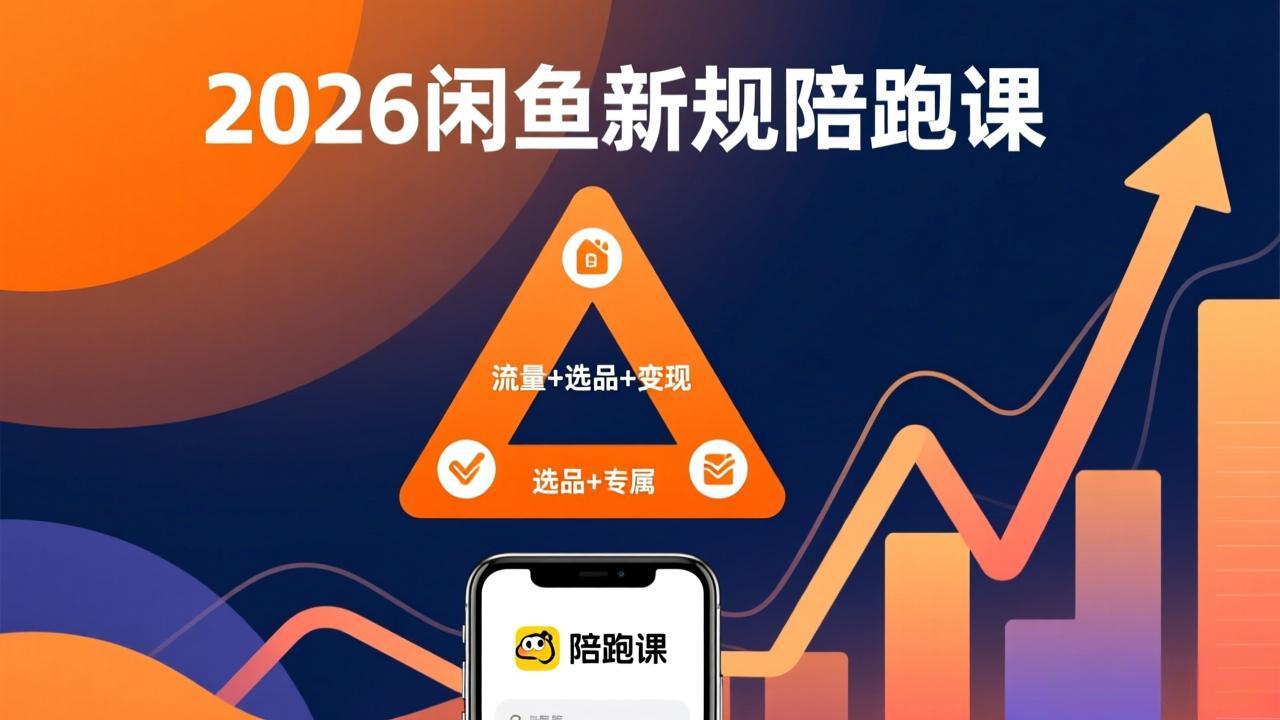 2026闲鱼高阶陪跑课全新上线，带你吃透新规玩转选品流量，从零搭建稳定变现盈利体系-蜗牛学社