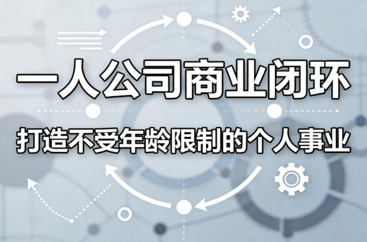 一人公司商业闭环，打造一份不受年龄限制的个人事业-蜗牛学社