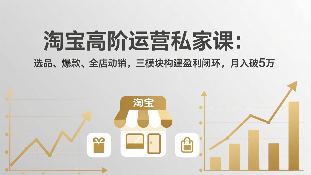 淘宝高阶运营私家课(更新26年4月-蜗牛学社