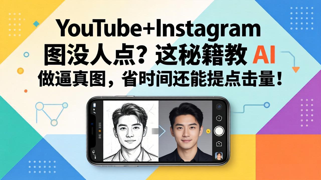 YouTube+Instagram图没人点？这秘籍教 AI 做逼真图，省时间还能提点击量-蜗牛学社