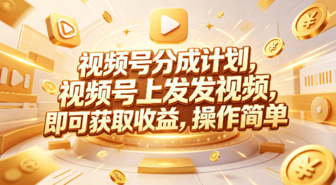 视频号分成计划，599元众筹的Red团队课程，视频号上发发视频，即可获取收益，操作简单-蜗牛学社