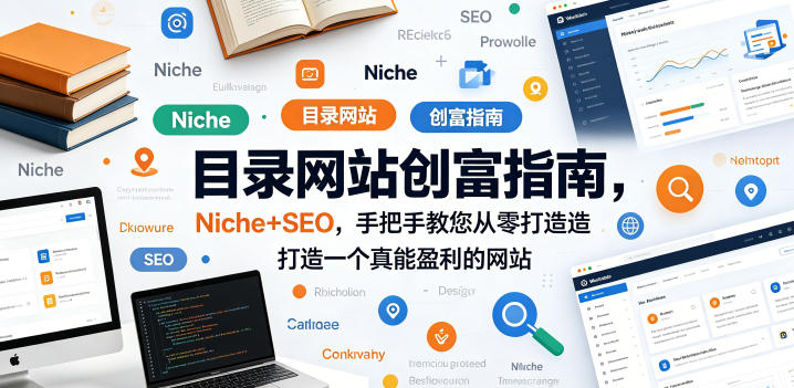 目录网站创富指南，Niche+SEO，手把手教您从零打造打造一个真能盈利的网站【原创双语字幕】-蜗牛学社