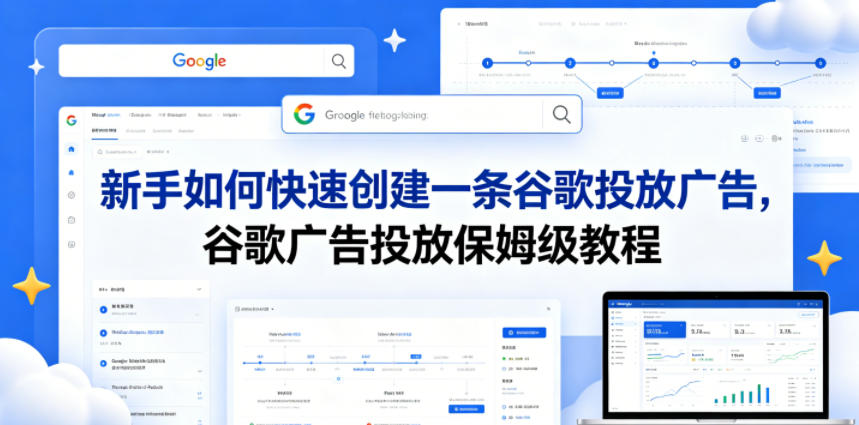 新手如何快速创建一条谷歌投放广告，谷歌广告投放保姆级教程-蜗牛学社