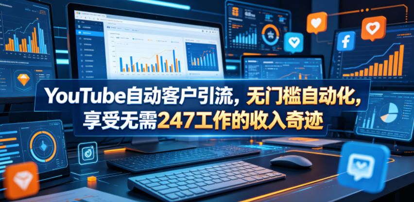 YouTube自动客户引流，无门槛自动化，享受无需247工作的收入奇迹！【原创双语字幕】-蜗牛学社