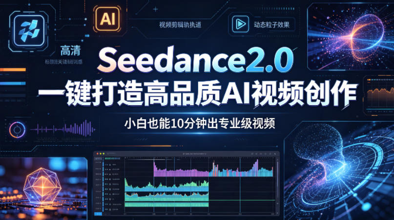 Seedance2.0一键打造高品质AI视频创作，小白也能10分钟出专业级视频-蜗牛学社