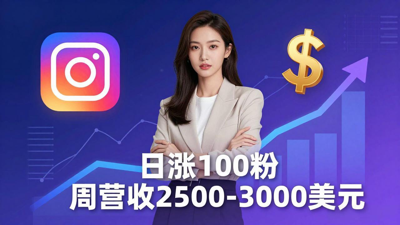 想做数字产品？Sheri亲授：日涨100粉、每周2500至3000美元的营收，Instagram躺着赚-蜗牛学社