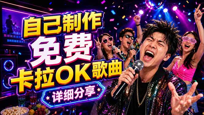 免费卡拉OK歌曲制作全攻略：音轨分离字幕制作，零基础快速做出专业K歌视频-蜗牛学社