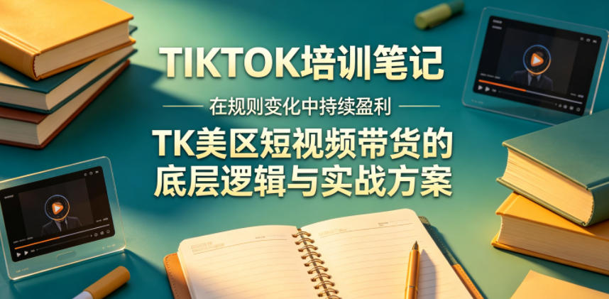 视界跨境TIKTOK4月17培训笔记，在规则变化中持续盈利，TK美区短视频带货的底层逻辑与实战方案【文档】-蜗牛学社