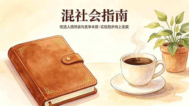 付费文章：混社会指南，吃透人情世故与竞争本质，实现稳步向上发展-蜗牛学社