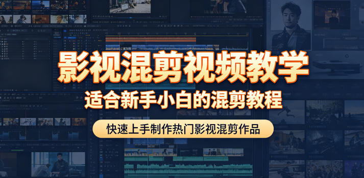 影视混剪视频教学，适合新手小白的混剪教程，快速上手制作热门影视混剪作品-蜗牛学社