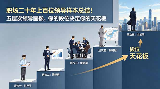 付费文章:职场二十年上百位领导样本总结!五层次领导画像,你的段位决定你的天花板-蜗牛学社